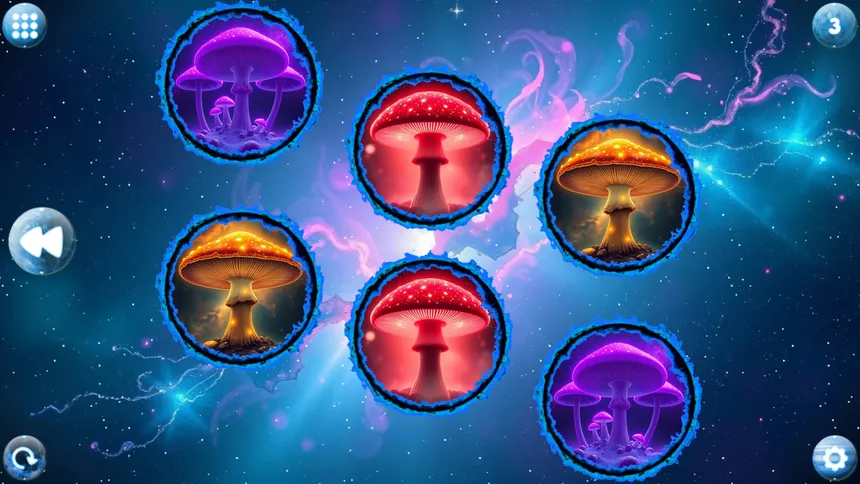 Скриншот 2 к игре Space Memory: Mushrooms