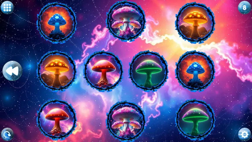 Скриншот 4 к игре Space Memory: Mushrooms
