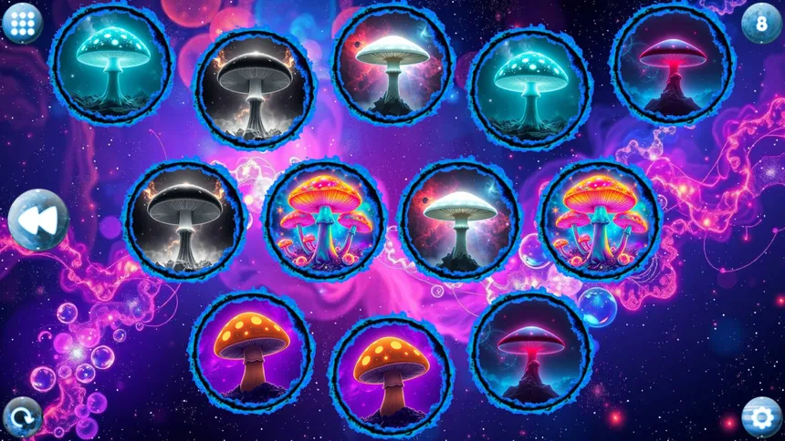 Скриншот 5 к игре Space Memory: Mushrooms