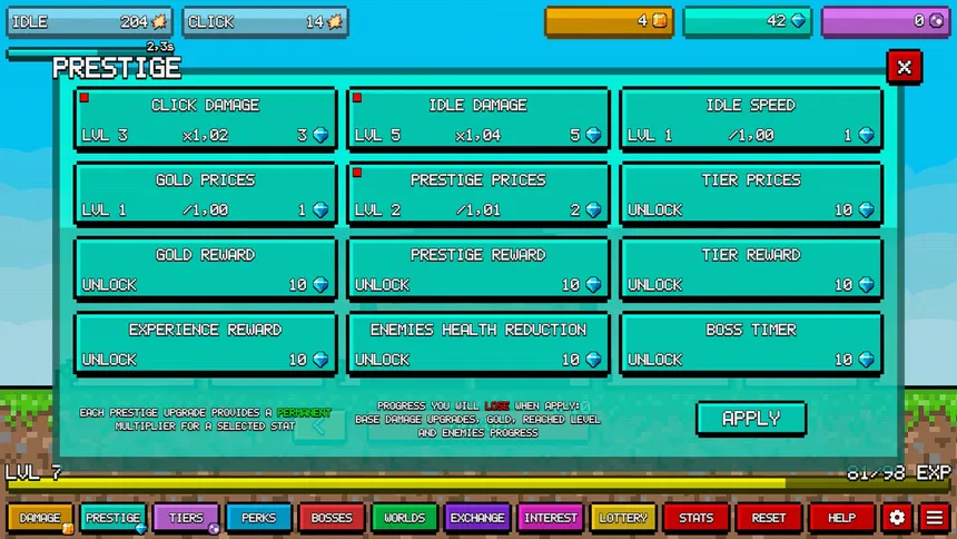 Скриншот 3 к игре Idle Pixels