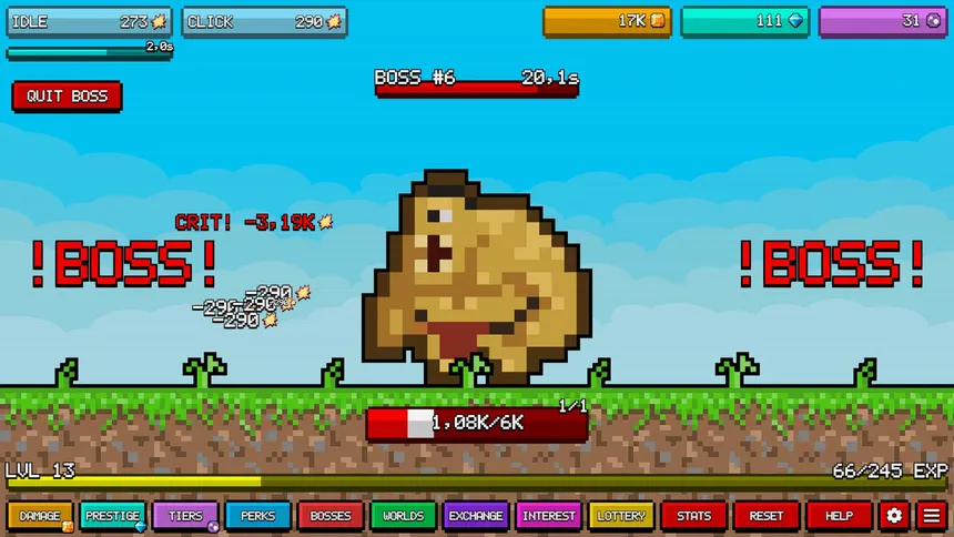 Скриншот 4 к игре Idle Pixels