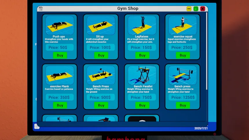 Скриншот 3 к игре Gym Simulator