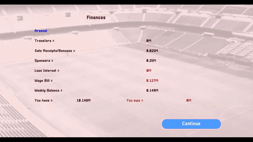 Скриншот 8 к игре Kevin Toms Football Star Manager