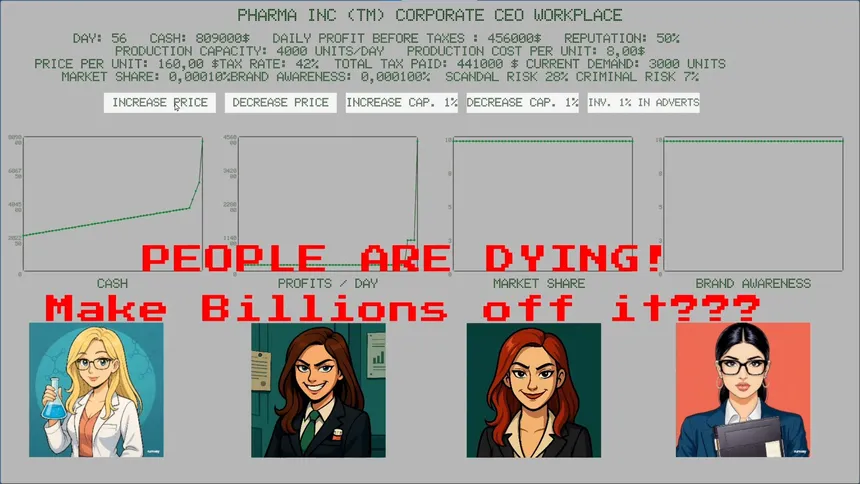 Скриншот 2 к игре PHARMA INC SIMULATOR - Ethics not included.
