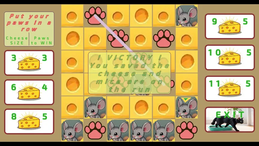 Скриншот 2 к игре CheeseCatToe
