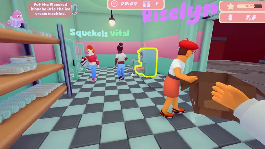 Скриншот 1 к игре Ice Cream Together: A Cozy Parlor Simulator