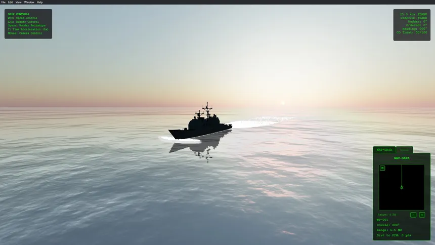 Скриншот 1 к игре Watchstander: Surface Warfare Officer Training Simulator