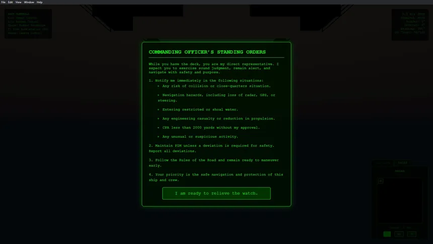 Скриншот 5 к игре Watchstander: Surface Warfare Officer Training Simulator