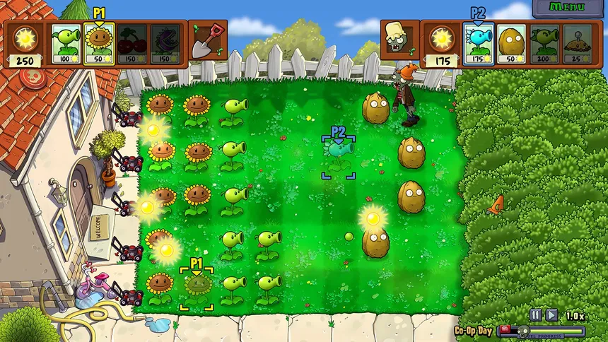 Скриншот 1 к игре Plants vs. Zombies: Replanted