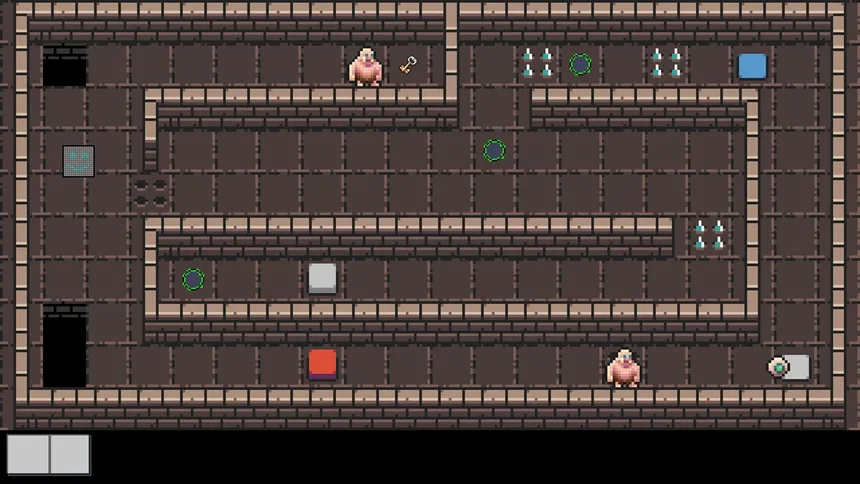 Скриншот 1 к игре Puzzling Robot in the Dungeon