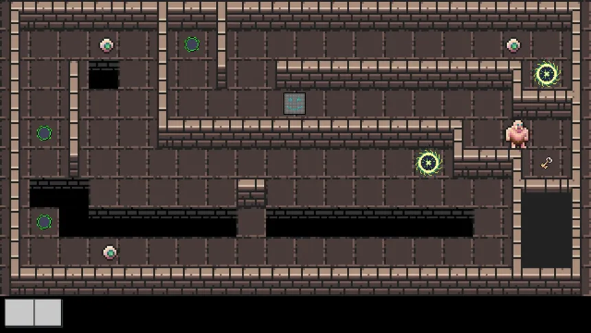 Скриншот 3 к игре Puzzling Robot in the Dungeon