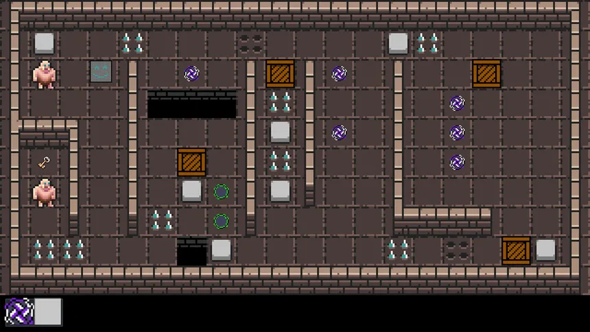 Скриншот 4 к игре Puzzling Robot in the Dungeon