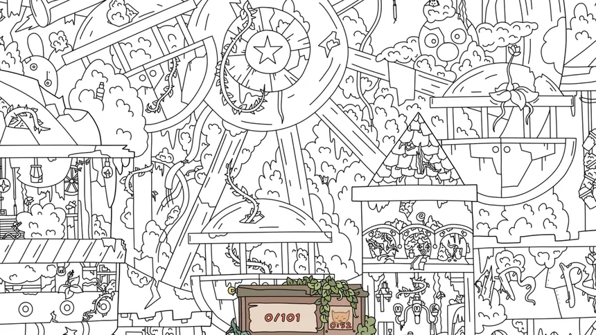 Скриншот 2 к игре Hidden Cats: Old Amusement Park