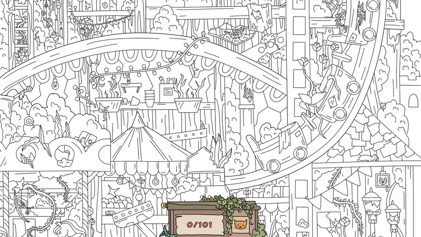 Скриншот 4 к игре Hidden Cats: Old Amusement Park