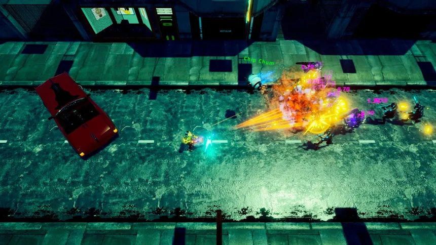 Скриншот 3 к игре Digital Eclipse: Cyberpunk Survivor