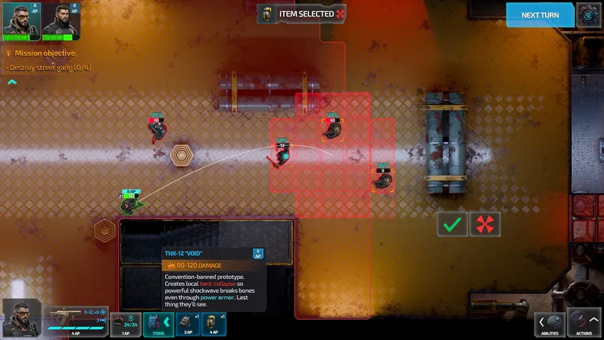Скриншот 6 к игре Humanity Echo: Cyberpunk Tactical RPG