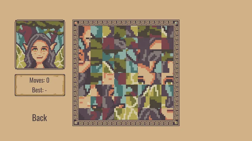 Скриншот 3 к игре Enchanted Valley: Fantasy Slide Puzzle