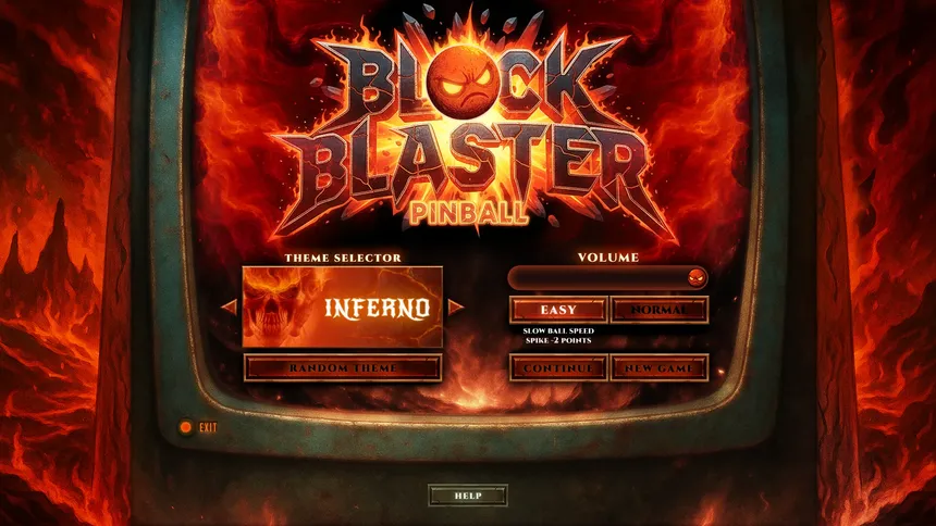 Скриншот 1 к игре Block_Blaster_Pinball