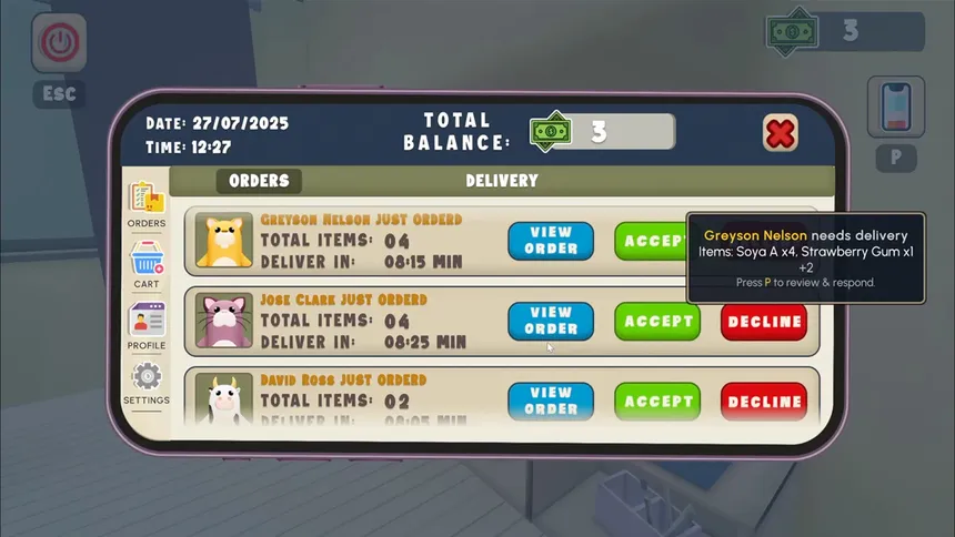 Скриншот 1 к игре Delive R us