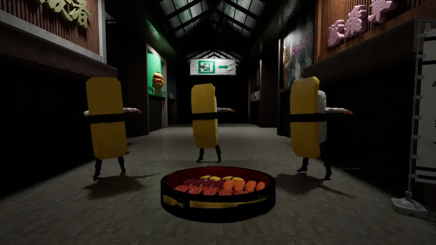 Скриншот 2 к игре SUSHI DELIVERY