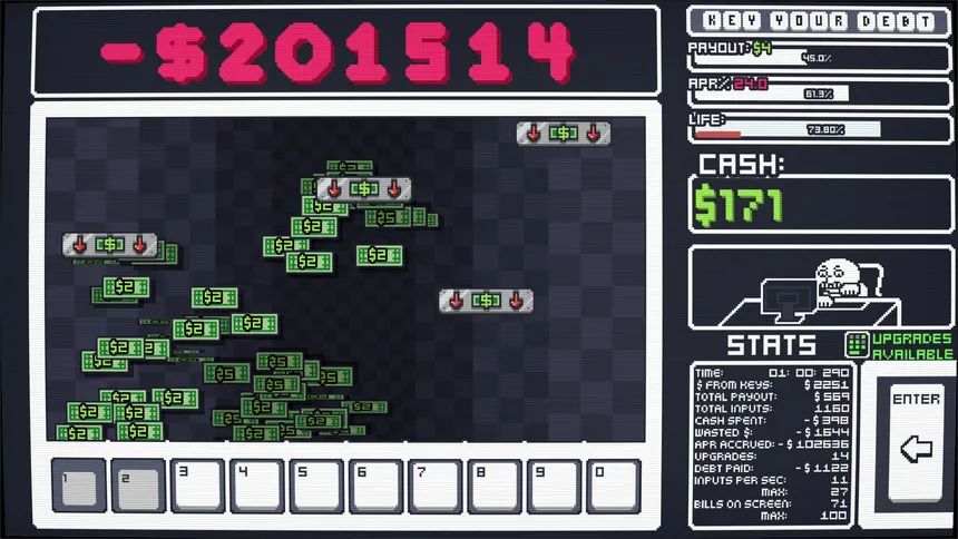 Скриншот 1 к игре Key Your Debt