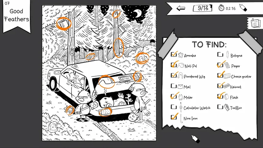 Скриншот 1 к игре INK ENIGMA: Hidden Object Challenges