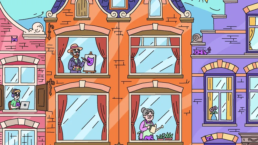 Скриншот 3 к игре 100 Cats Lost in Netherlands Find & Color