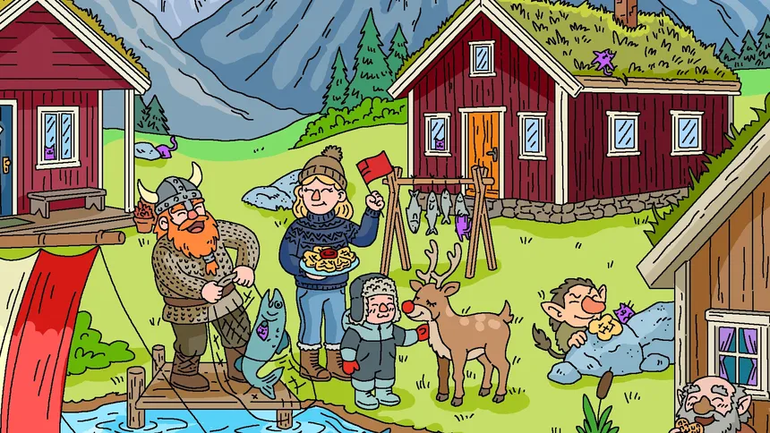 Скриншот 5 к игре 100 Cats Lost in Norway Find & Color