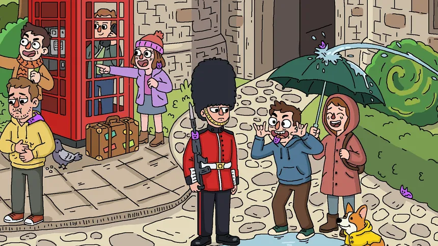Скриншот 5 к игре 100 Cats Lost In England 2 Find & Color