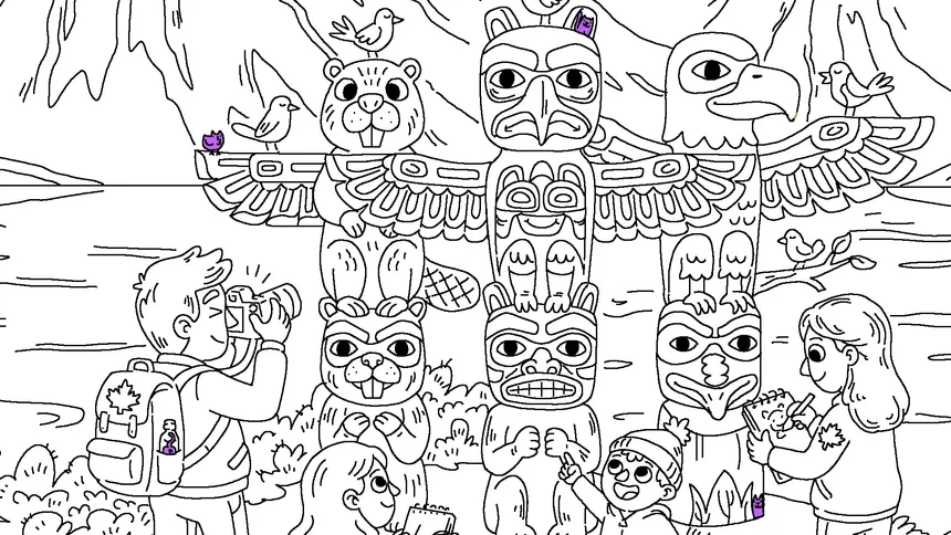 Скриншот 2 к игре 100 Cats Lost in Canada 2 Find & Color