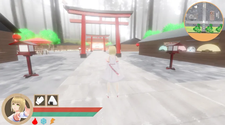 Скриншот 2 к игре 宥蘿的巫女修行錄 Miko Yuro: Training Record