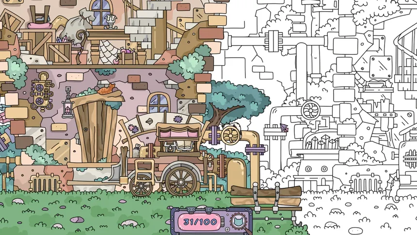 Скриншот 2 к игре FIND KITTENS 4: Aetherpunk