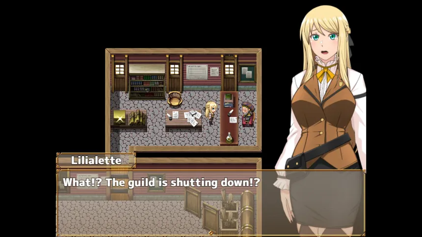 Скриншот 3 к игре Lilialette's Hustle: Getting My Hands Dirty to Save My Guild