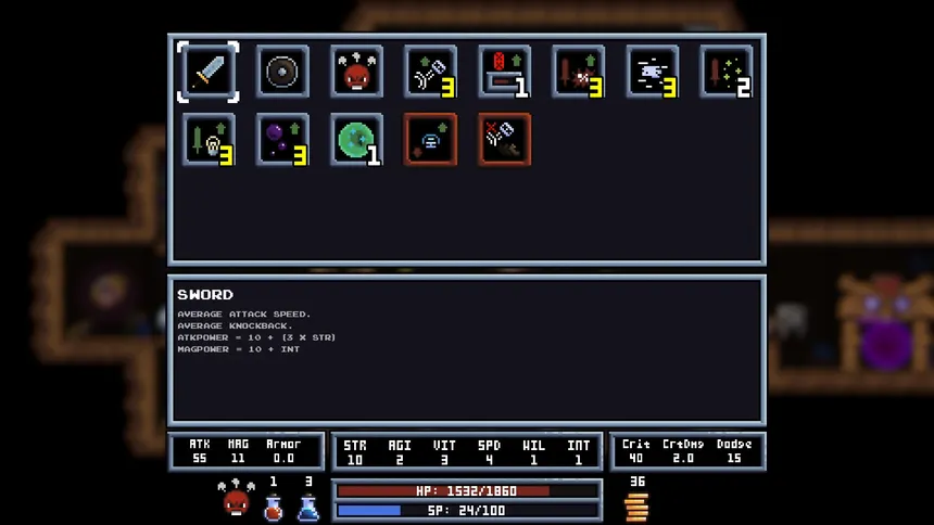 Скриншот 6 к игре Warrior Mage or Rogue alike