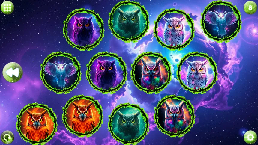 Скриншот 5 к игре Space Memory: Owls
