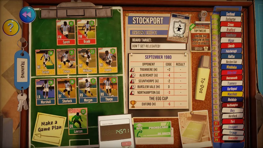 Скриншот 4 к игре NUTMEG! A Nostalgic Deckbuilding Football Manager