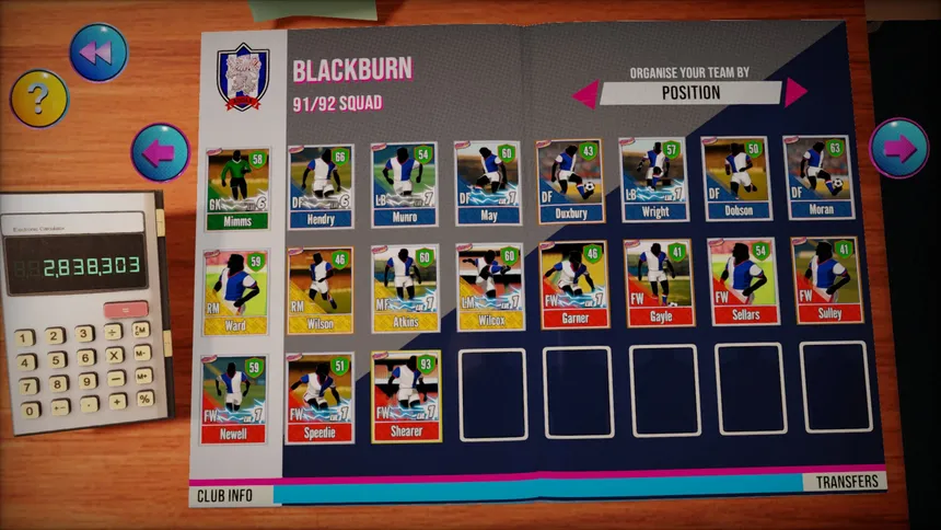 Скриншот 6 к игре NUTMEG! A Nostalgic Deckbuilding Football Manager