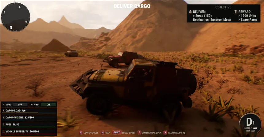 Скриншот 4 к игре CARGO: Co-Op Delivery Simulator in Post Apocalyptic World