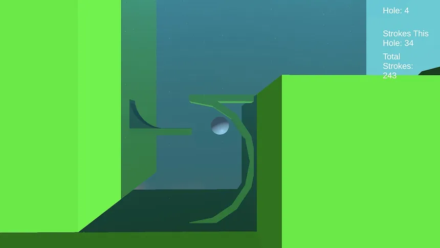 Скриншот 4 к игре Rocket Golf - Tap