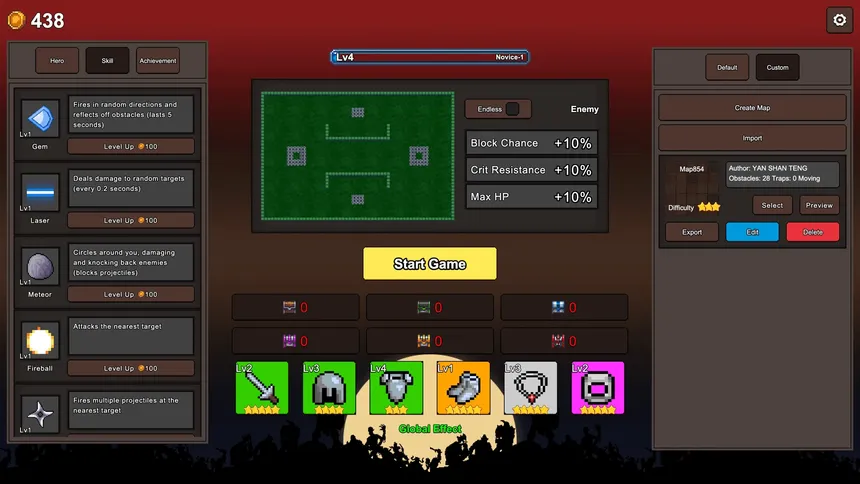 Скриншот 3 к игре Secret Heroes-Survivor Roguelike