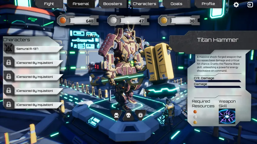 Скриншот 2 к игре Mecha Survivors - Early Access