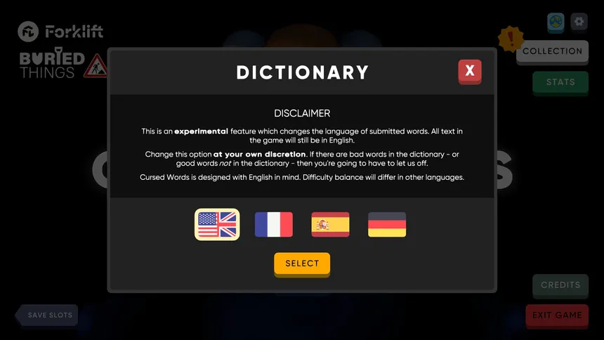 Скриншот 5 к игре Cursed Words: The Word Game That Isn't