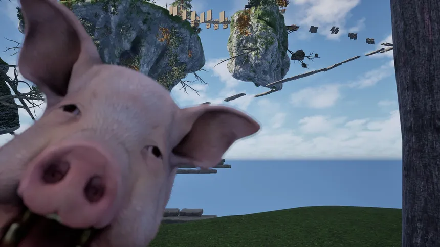 Скриншот 3 к игре Piggy Only Up