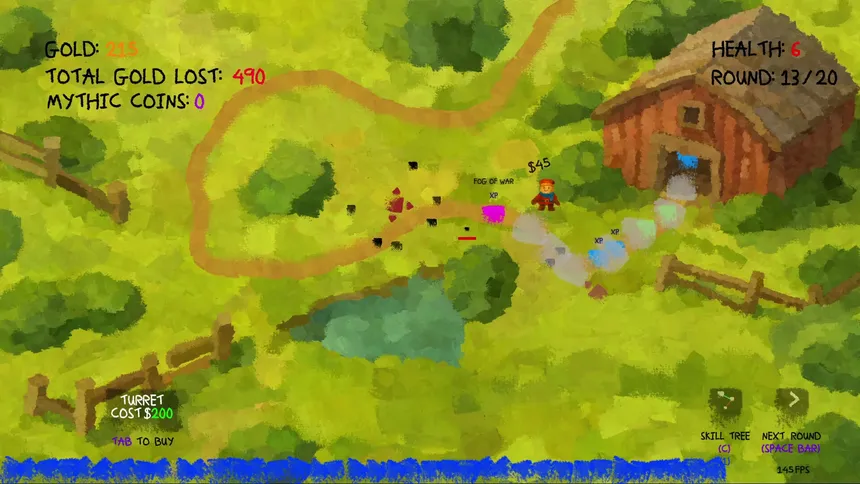 Скриншот 1 к игре Paint On Paint TD