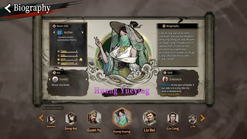 Скриншот 1 к игре Danmo Three Kingdoms: Battle of Wits