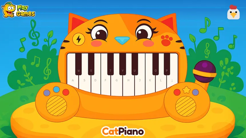 Скриншот 4 к игре Cat Piano for Kids