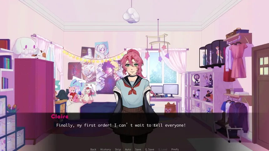 Скриншот 2 к игре Boxuchan: The Visual Novel ~ Prologue