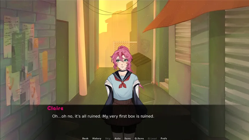 Скриншот 4 к игре Boxuchan: The Visual Novel ~ Prologue