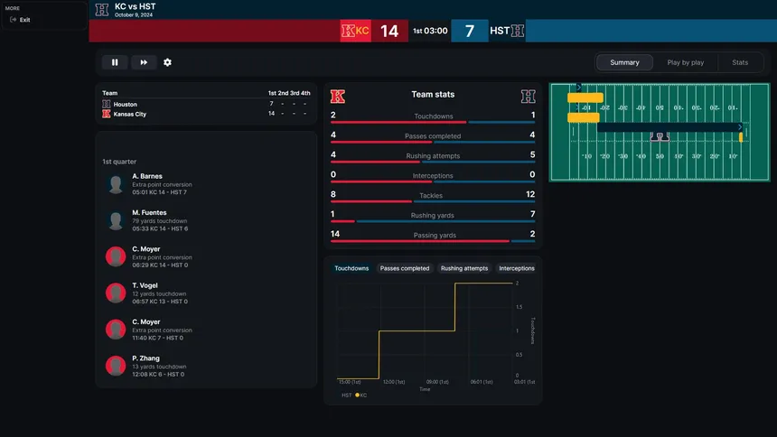 Скриншот 2 к игре Football Legacy Manager 26