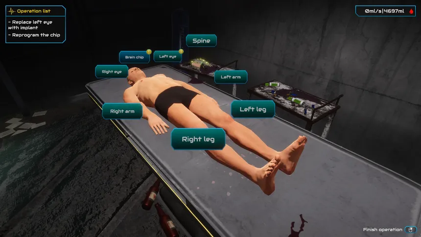 Скриншот 2 к игре Ripperdoc Simulator